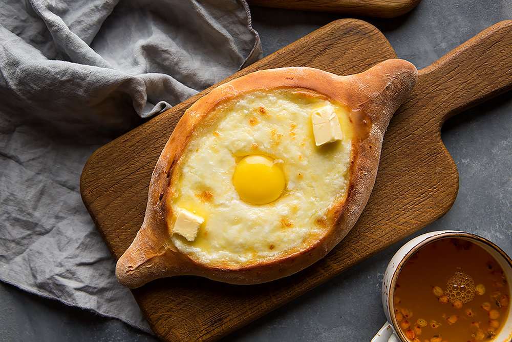Хачапури в кафе